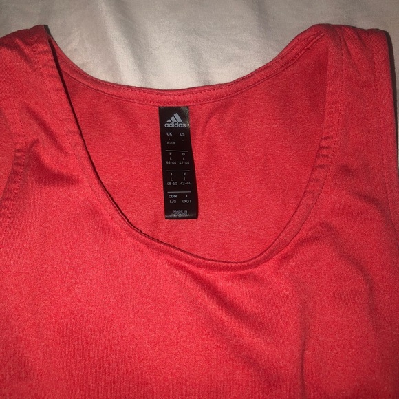 Adidas workout sleeveless top, size Large, pink in color - Picture 3 of 3